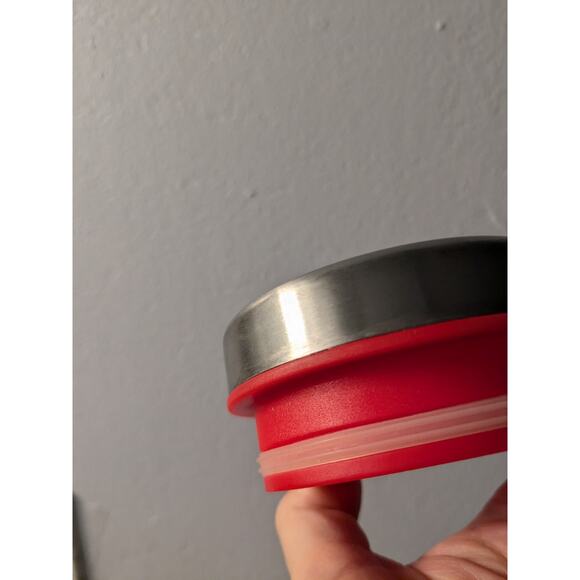 Disney Mickey's Really Swell Coffee Brand Red Travel Tumbler Mug Mickey Mouse - Picture 12 of 12